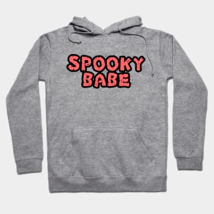 spooky babe rock Hoodie